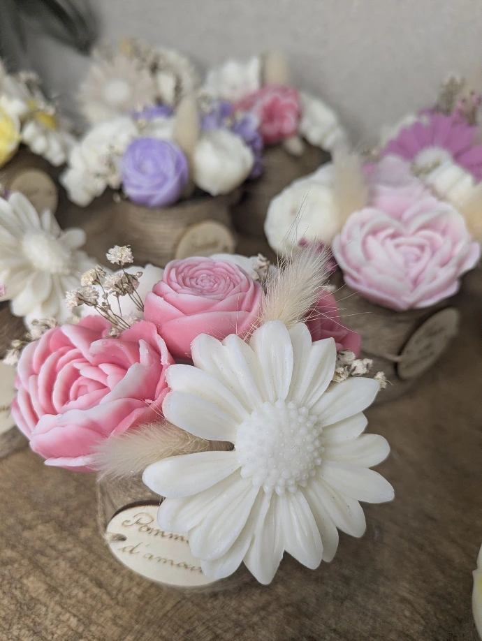 bouquets fondants fleurs