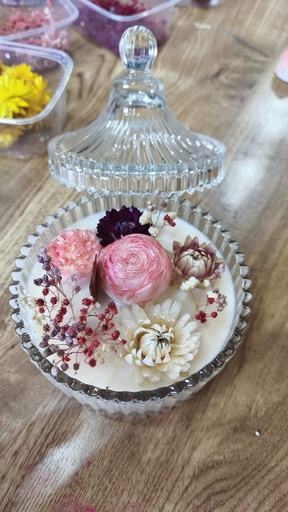 Atelier Bougie & Fleurs Séchées